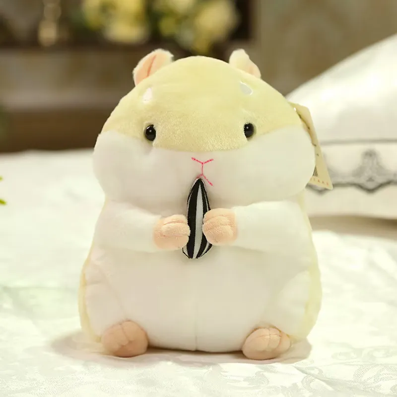 Cute Hamster Plush Toy Mouse Pendant Keychain Doll - Image 3