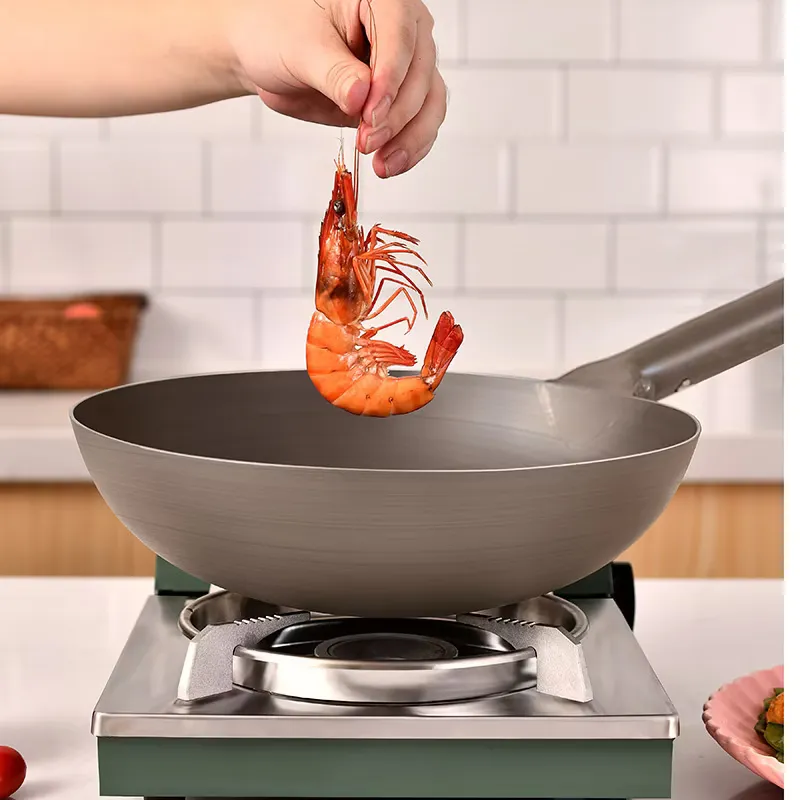 Pure Titanium Frying Pan Without Coating And Non-stick - Image 2