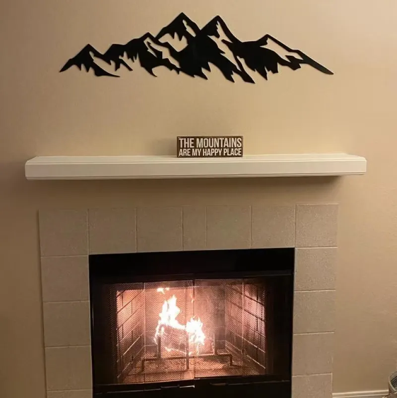 Metal Crafts Mountains Metal Wall Artistic Home Decoration - Image 3