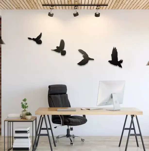 Metal Crafts Mountains Metal Wall Artistic Home Decoration - Image 2