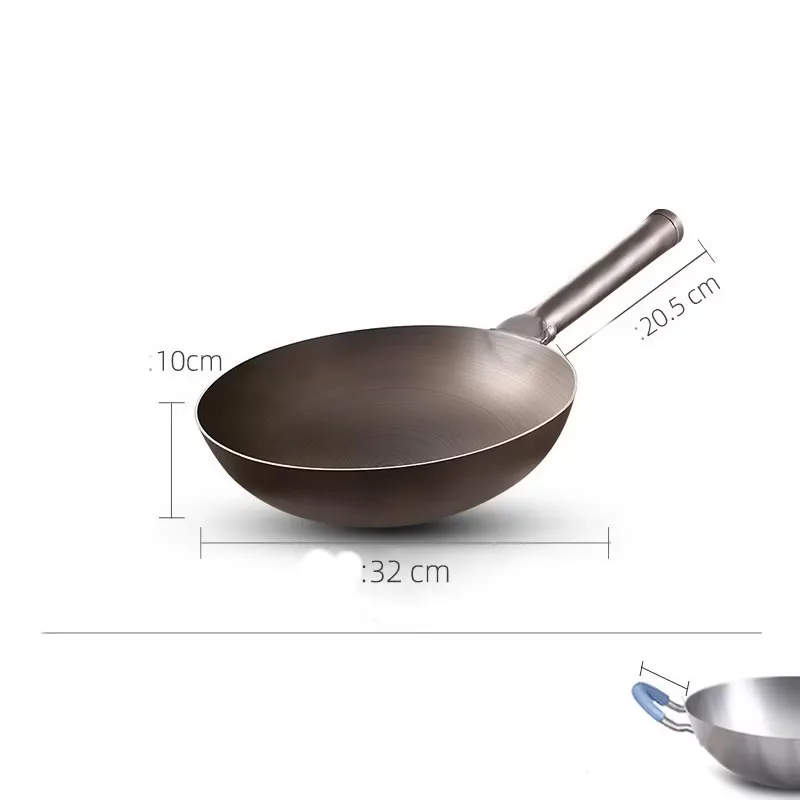 Pure Titanium Frying Pan Without Coating And Non-stick - Image 3