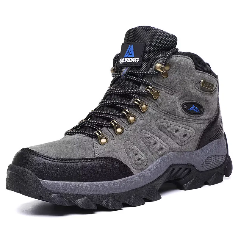 Outdoor High-top Hiking Shoes Waterproof Hiking - Image 3