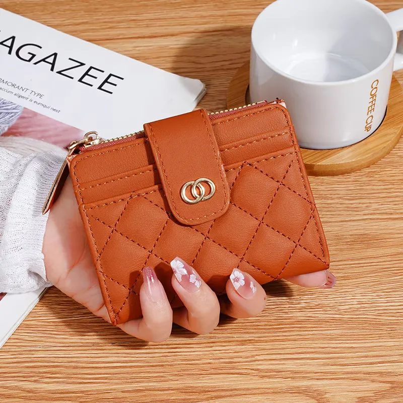 Women's Wallet Classic Style Embroidery Thread Multi-card-slot Coin Purse Women - Image 3